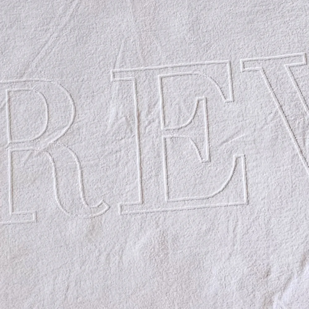 J Crew Beach Towel With Solid Jacquard Logo